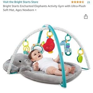 Bright Start Elephant activity gym.